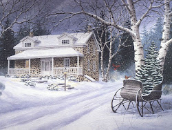 christmas snow scenes fred houses swan winter nevados paisajes country cabin choices creative interior hoping